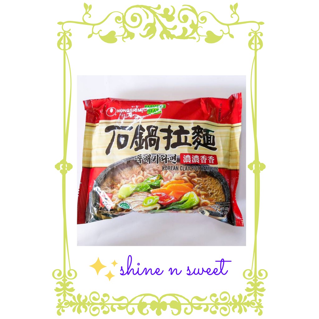 

Nongshim Clay Pot Ramyun / Mie Korea