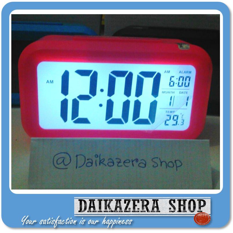 Jam Meja Digital / Jam Weker / Jam Pintar / Alarm Digital Desktop Smart Clock