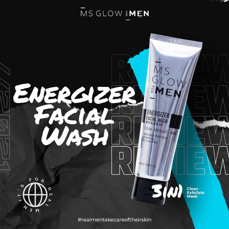 [ORI] Facial Wash MS Glow Men / MS Glow For Men Original