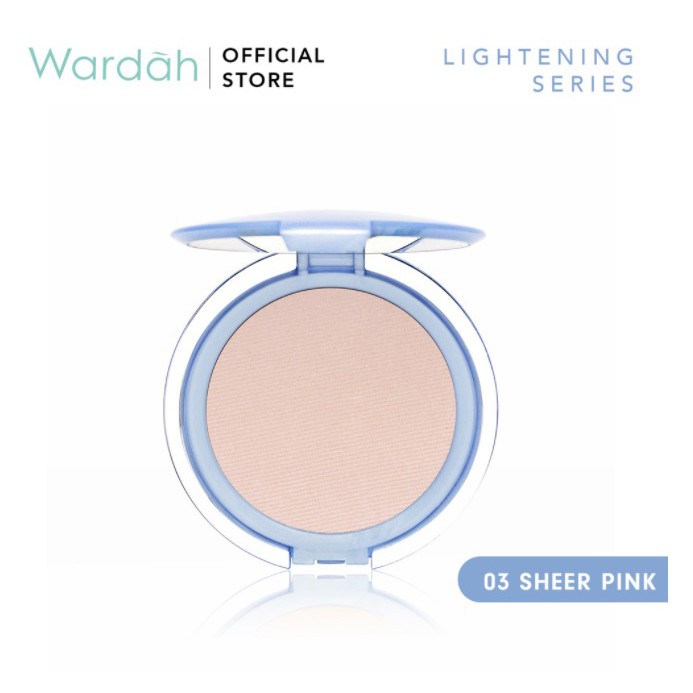 REFILL WARDAH LIGHTENING POWDER FOUNDATION LIGHT FEEL TWO WAY CAKE SPF 15 BEDAK PADAT TERLARIS