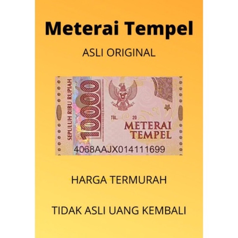 

Meterai 10000