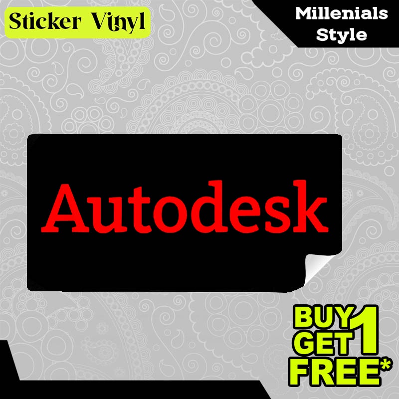 

Stiker Sticker AutoDesk Aplikasi Edit Gambar Tiga Dimensi Desain Keren dan Kekinian Aesthetic Bahan Vinyl Satuan Anti Air