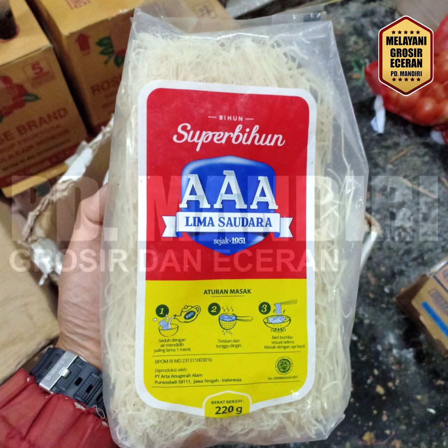 

SUPER BIHUN AAA LIMA SAUDARA 220 GR