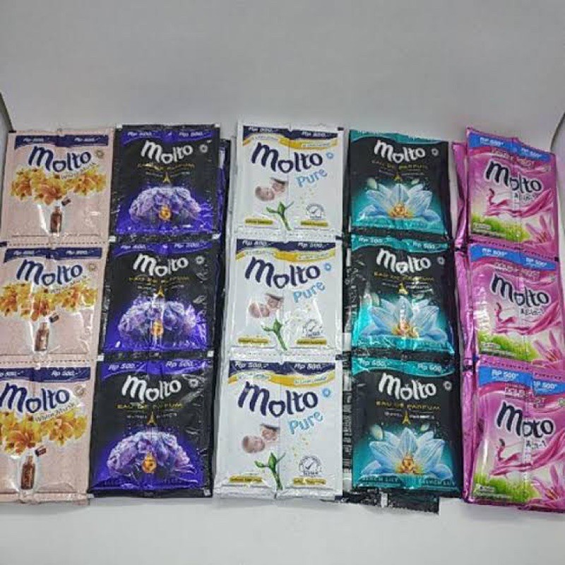 Molto pewangi rencengan