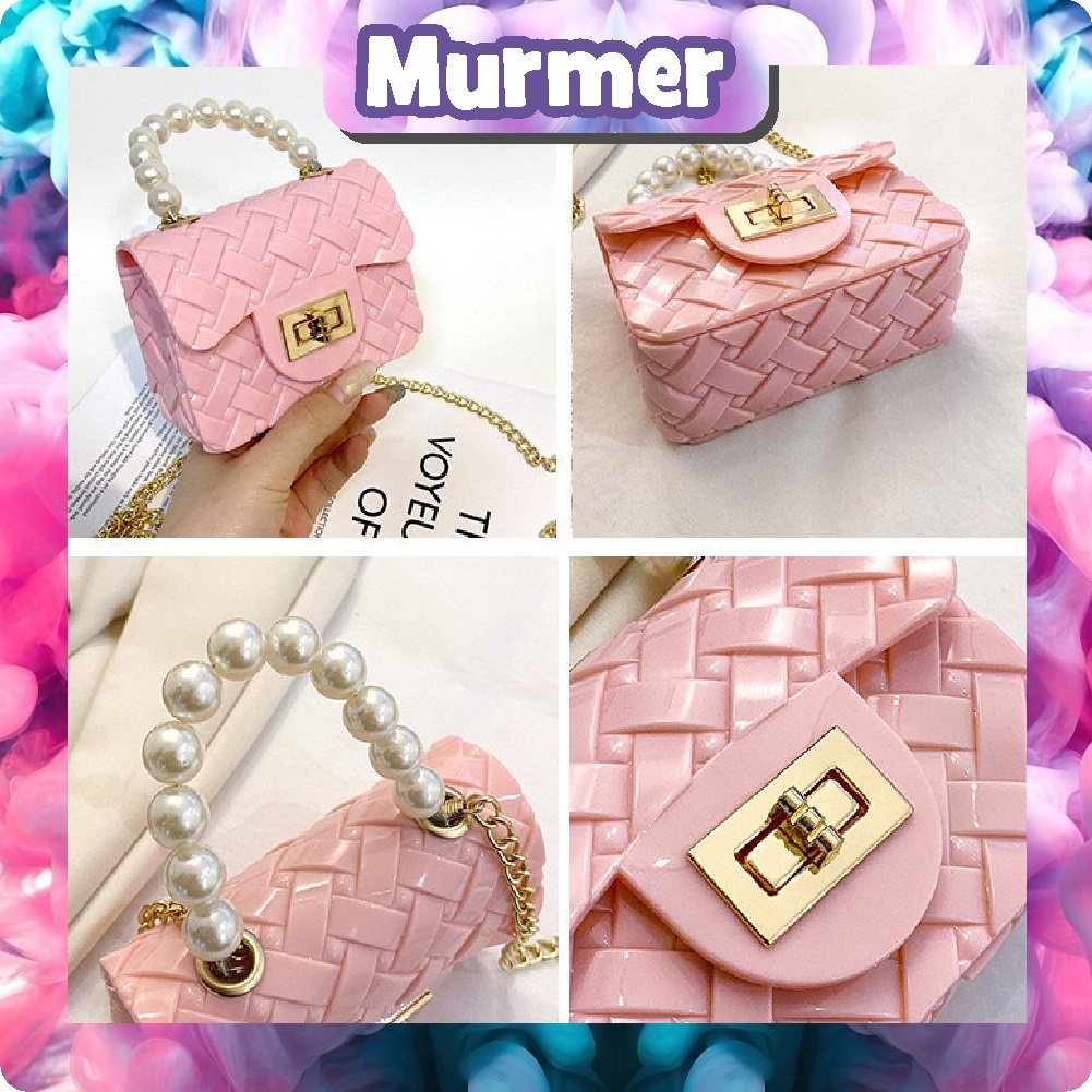 Murmerofficial W164 TAS MINI JELLY SELEMPANG MINI JELLY KOREAN STYLE MODEL ANYAM IMPORT MURAH