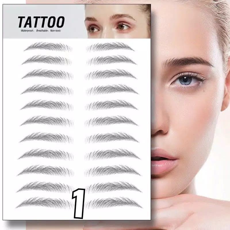 stiker alis tatto alis tato alis waterproof sticker tatto alis microblading 007