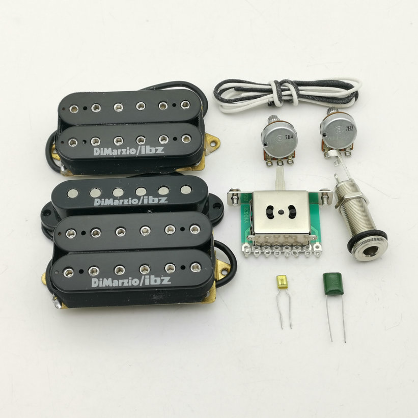 DiMarzio IBZ Alnico5 Guitar Pickup Ibanez RG2550 / RG2570 HSH Listrik Guitar Pickup N / M / B 1 Set
