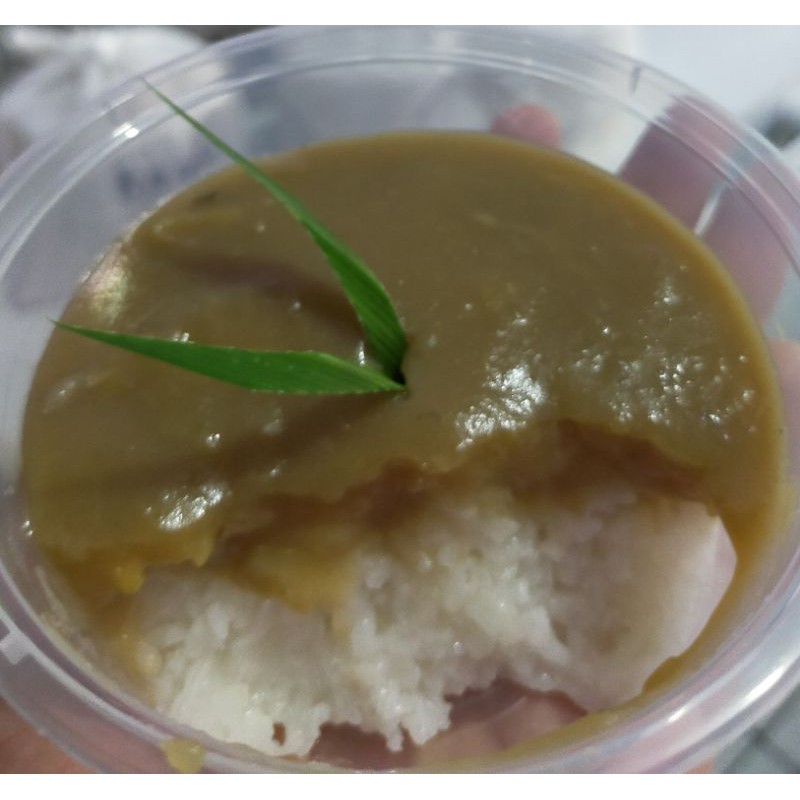 Ketan Durian Ghery in cup 300ml / tandur / ketan duren lumer