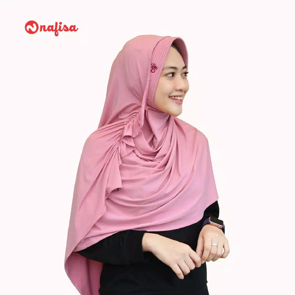 Jilbab Nafisa Sarvenaz/Kerudung Instant/Hijab pastan