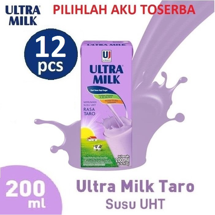 

Susu Ultra TARO - 200 ml - (HARGA 12 PCS)