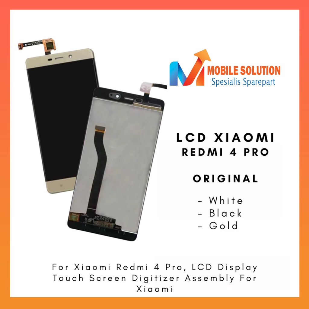 Grosir LCD Xiaomi Redmi 4 Pro  LCD Xiaomi Redmi 4 Prime ORIGINAL 100% Fullset Touchscreen Garansi 1 Bulan + Packing / Bubbel