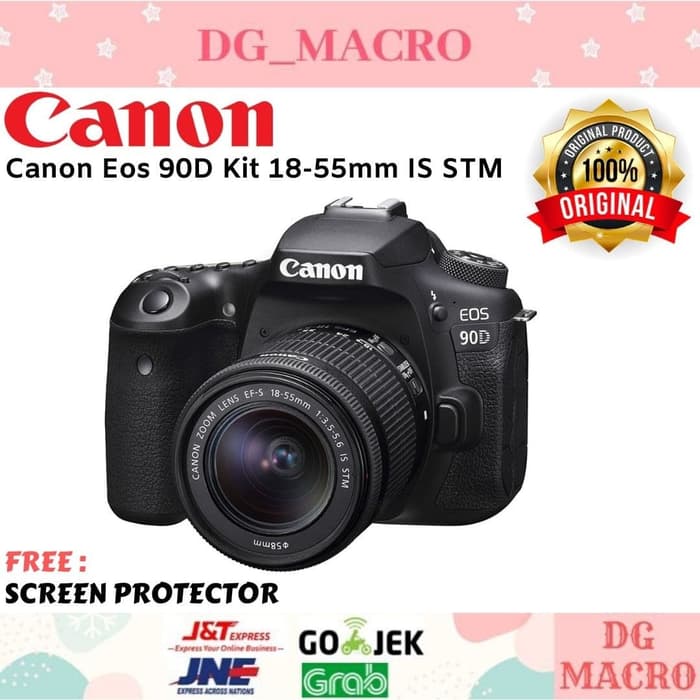 CANON EOS 90D Kit 18-55mm IS STM - Kamera SLR - Garansi Resmi