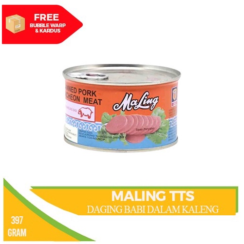 

Ma Ling Luncheon Pork TTS 397 gr Canned / Daging Ham Babi Maling