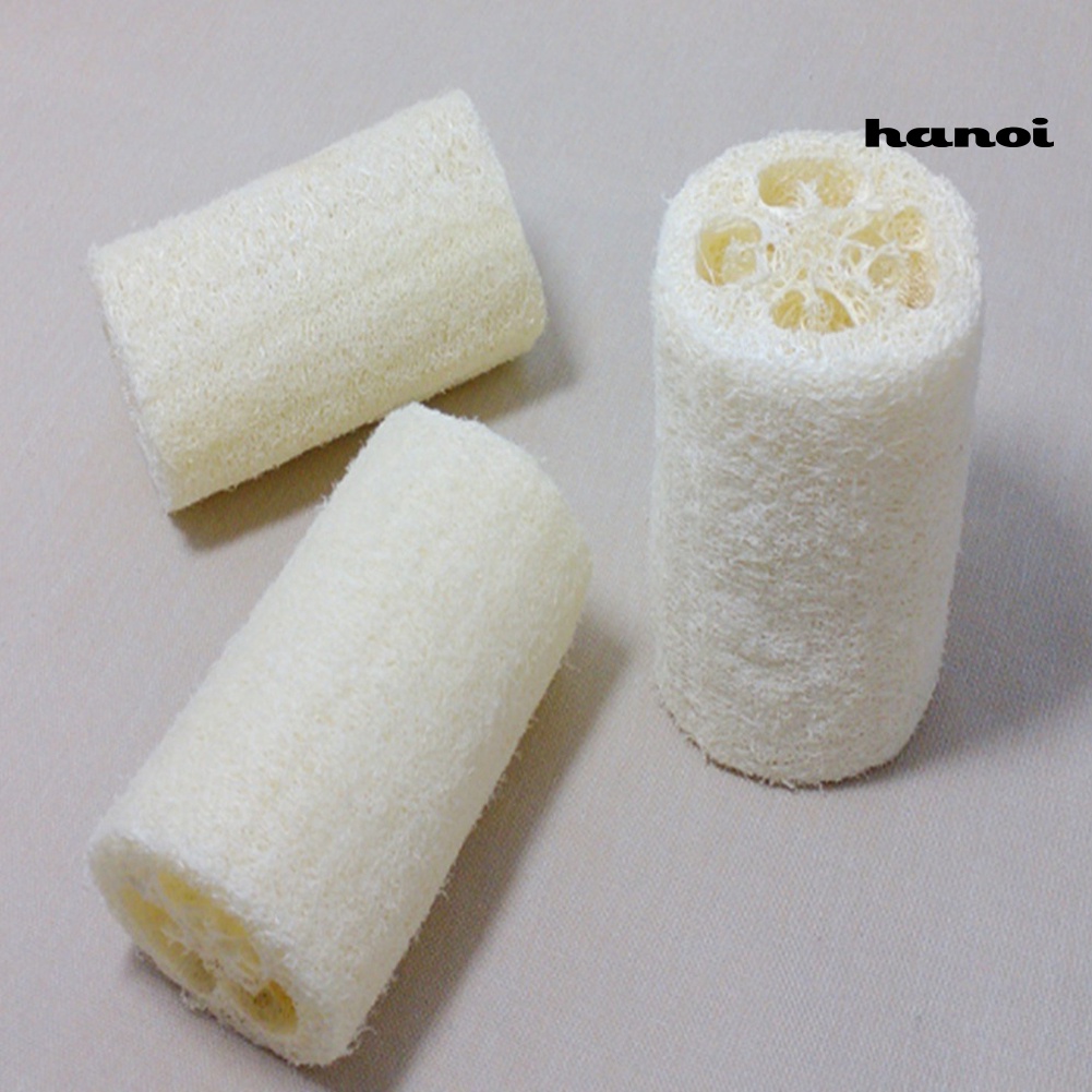 HQTM_Natural Loofah Gourd Sponge Bath Rub Dishes Cleaning Exfoliating Scrubber Tool