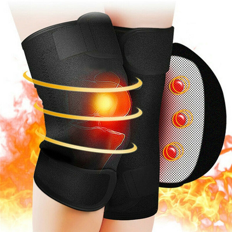 Alat Sabuk Terapi Lutut Dengkul Korset Pemanas Penghangat Lutut Dengkul Magnetik Batu Turmalin Lutut