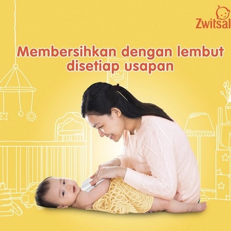 ZWITSAL Baby Wipes Sensitive 50's