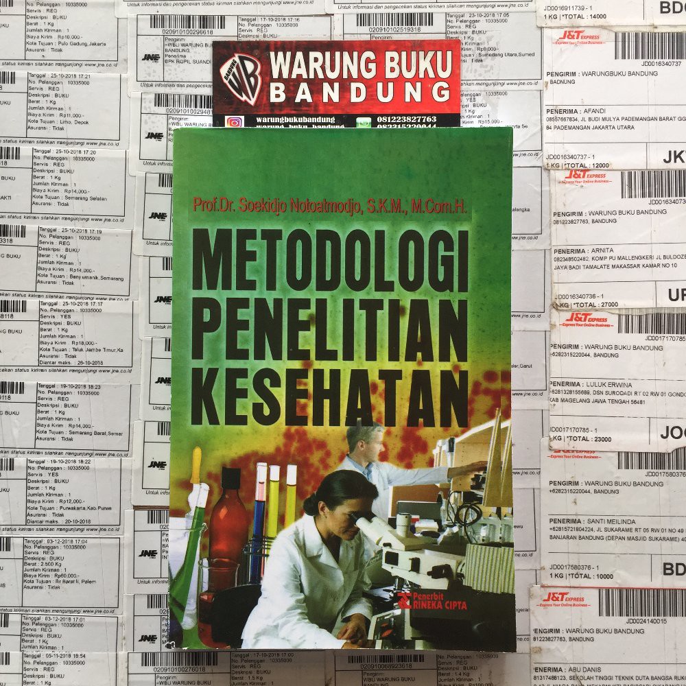Silakan Order Metodologi Penelitian Kesehatan   Soekidjo Notoatmodjo   Edisi 2018 Li mited