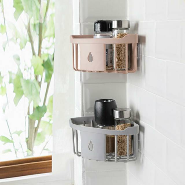 UNNISO - Bathroom Storage Rack / Triangle Storage Rack Kamar Mandi