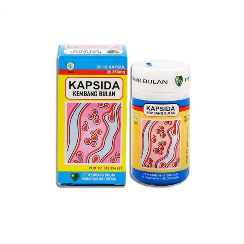 Jual Kapsida Kembang Bulan 12 Kapsul Obat Gatal Bisul Jerawat Dan