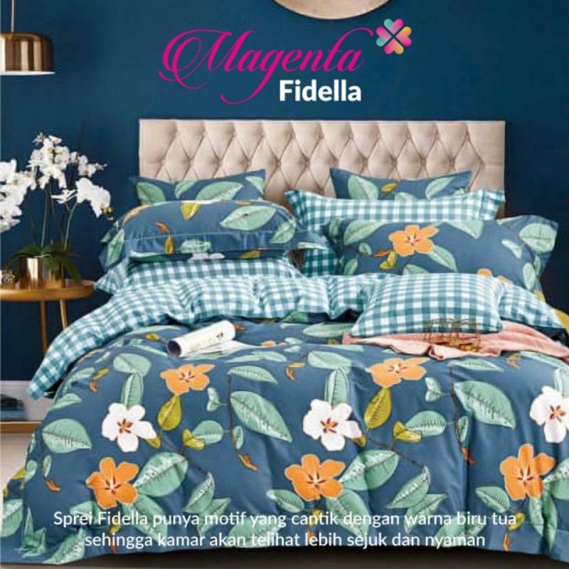 Sprei Magenta berbagai macam ukuran bahan Katun Magenta
