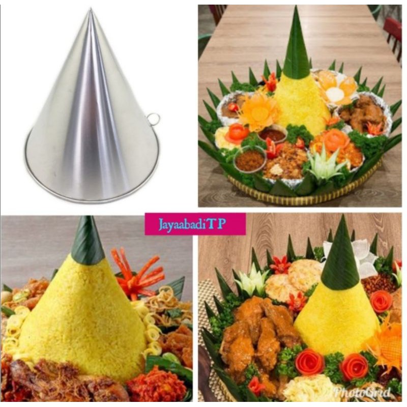Cetakan Tumpeng Kerucut Diameter 18cm