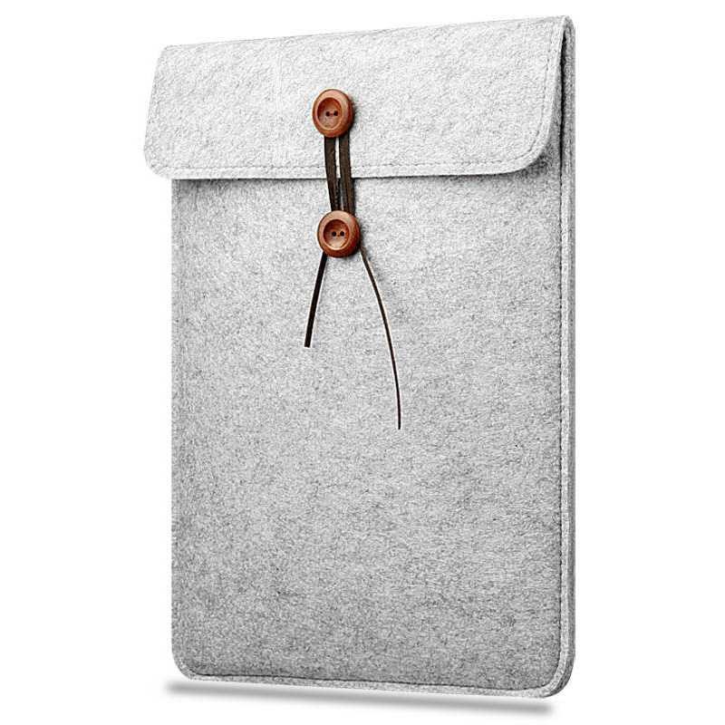 Felt Button Style Sleeve Case Laptop Ultrabook - DA58