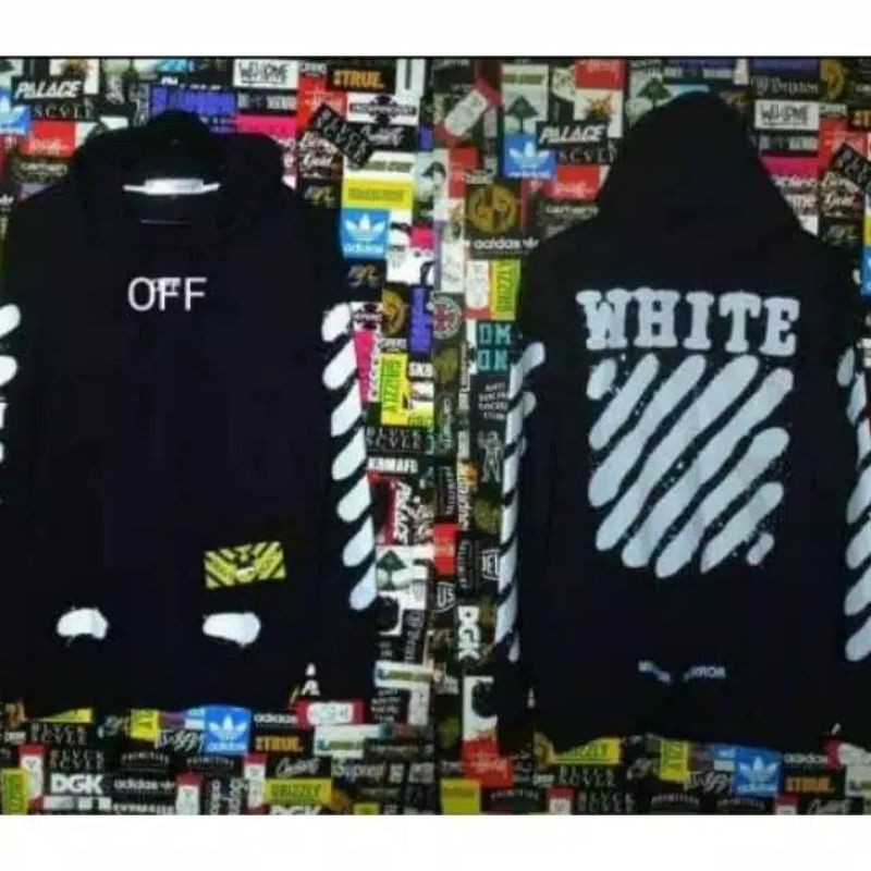 Hoodie unisex  distro off white premium