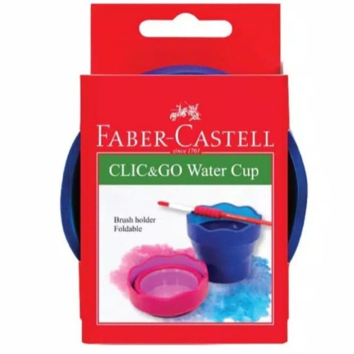 

Dijual Faber-Castell Clic And Go Watercups Blue Limited