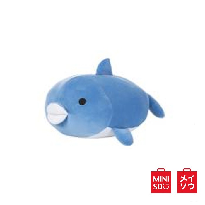 Miniso Official Ocean Series dolphin plush toy mainan  anak  