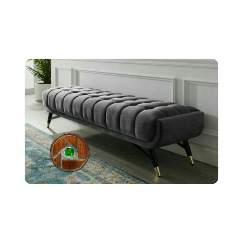 Kursi Sofa Bangku Panjang Model Tufted