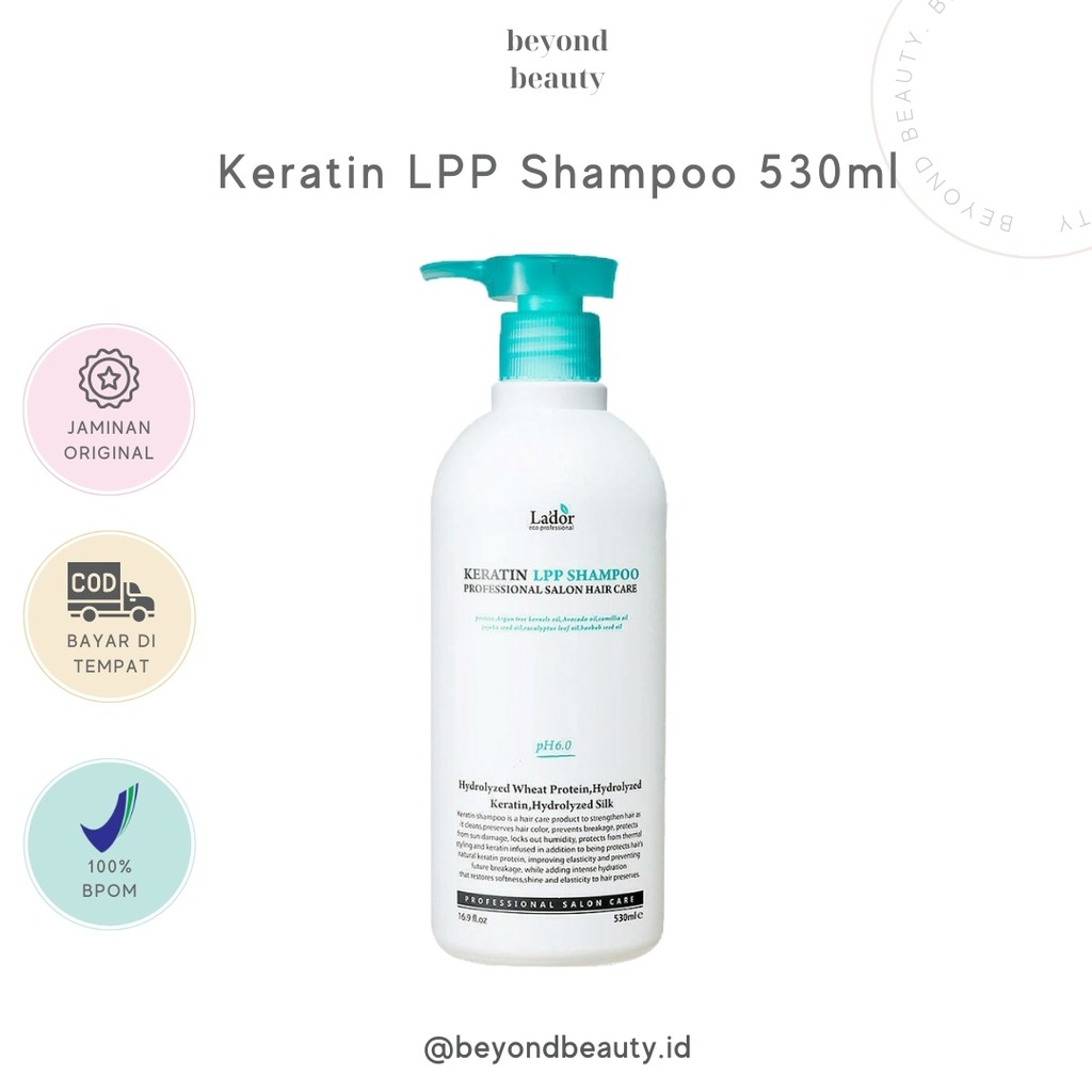 Jual Lador Keratin LPP Shampoo 530ml / Shampo Perawatan Pelembab