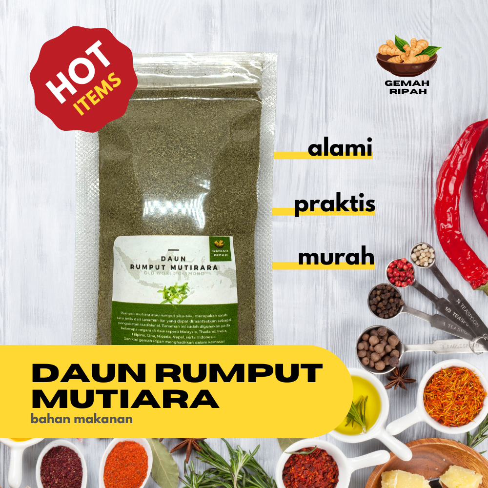 

Rumput Mutiara Kering Premium Teh Obat Herbal Imunitas Kesehatan Tubuh Jamu Herbal Jawa Alami