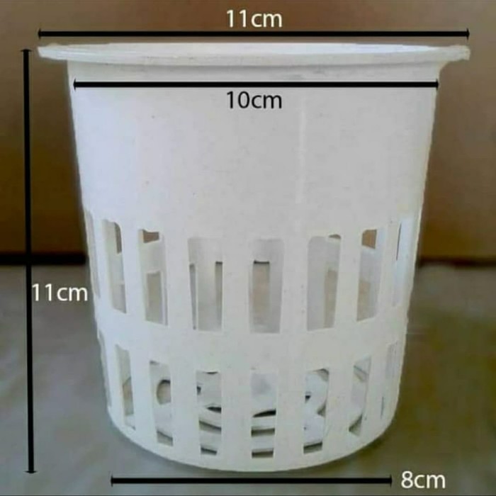 netpot net pot hidroponik 10 cm dutch bucket system