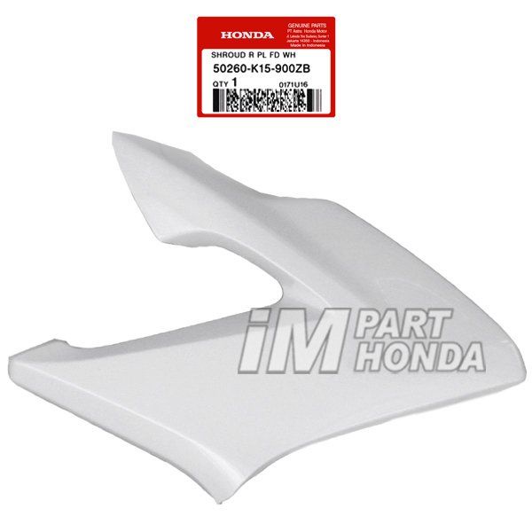 Shroud Sayap Tangki Kanan CB 150 R Old 2013 - 2014 Putih 50260-K15-900ZB