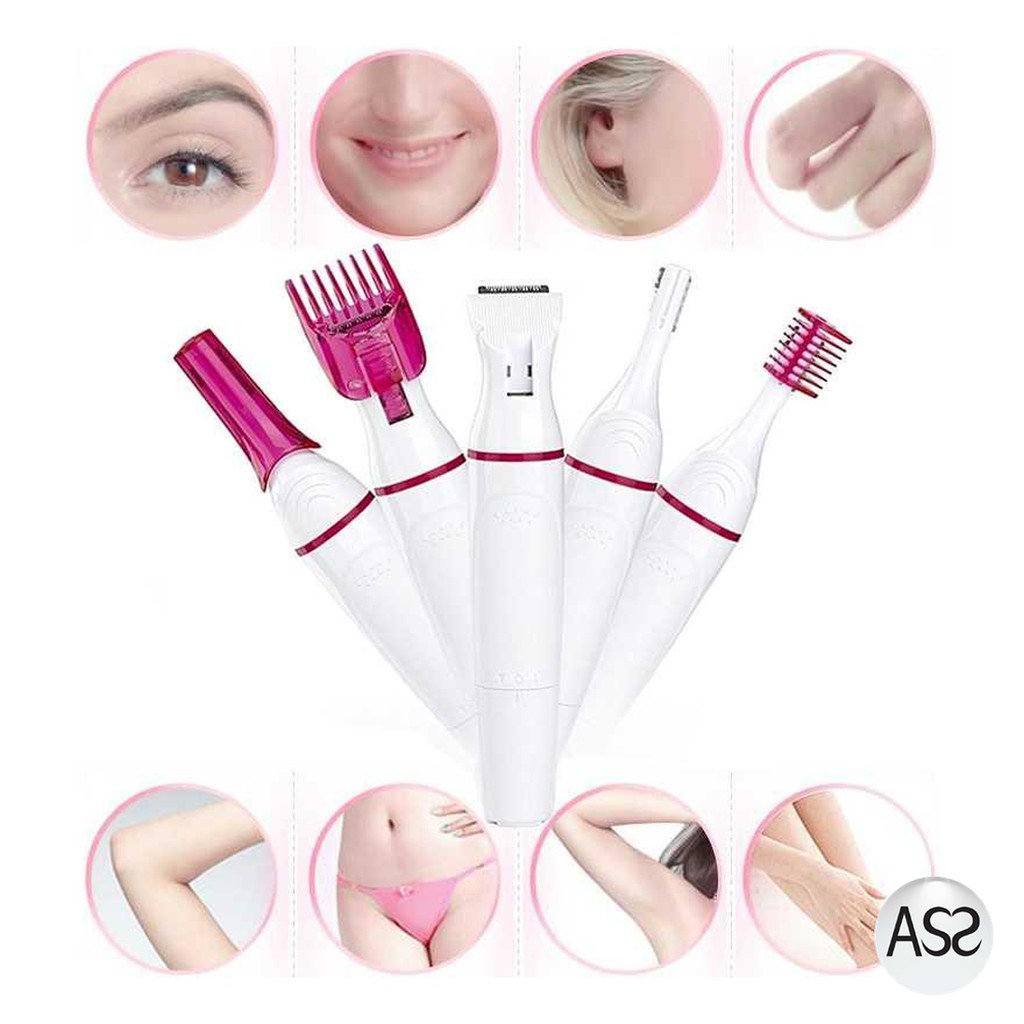 ASS Shop - Biutte.co 5in1 Trimmer Shaver Pencukur Bulu Tubuh Elektrik GN-062