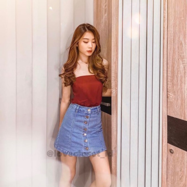 CUST CHOICE Skort Celana Rok Model Highwaist Mini Warna CUST CHOICE Skort Celana Rok Model Highwaist Mini Warna