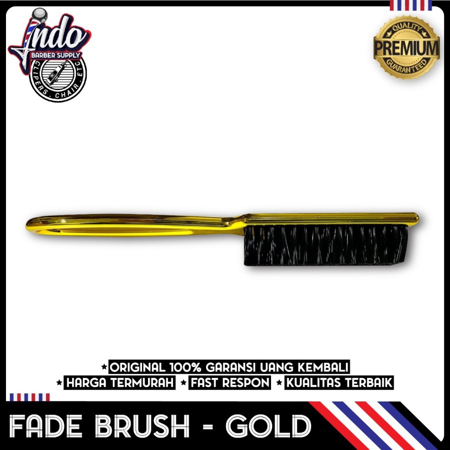 Fade Brush Gold seperti sikat andis kuas pembersih sisa rambut pangkas