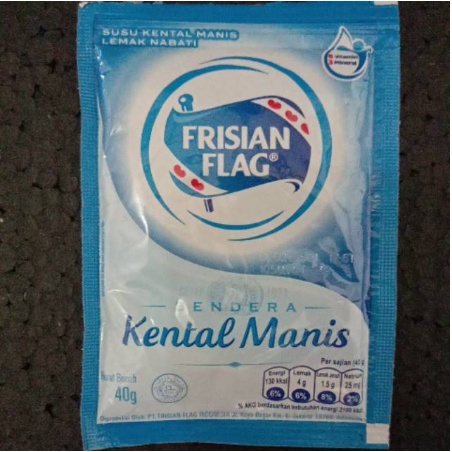 

Susu Kental Manis Bendera Frisian Flag 40g