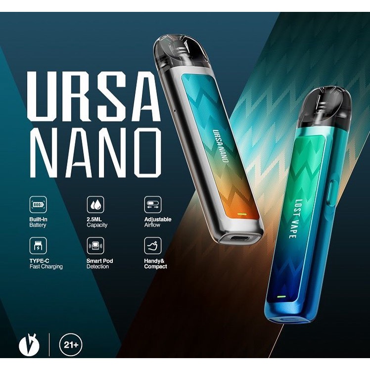 Terbaru Koleksi terbaru Nano Nano Ursa 18W Komplit Lq 60ml+Tali Siap Pakai My one jaya