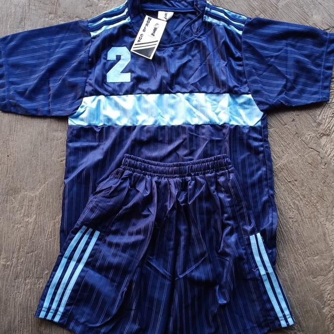 PROMO Baju Bola/Futsal Stelan Anak Tanggung Murah Meriah (Navy)