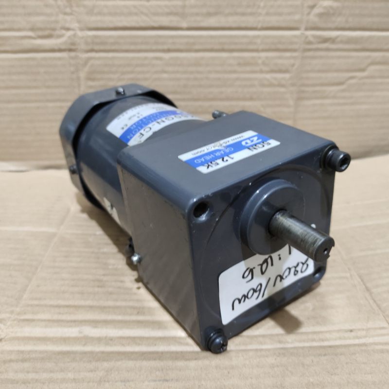 AC MOTOR GEARBOX 60W 220V ratio 1:12,5 108RPM