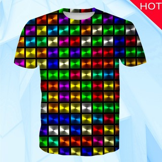 2021 Kaos  T Shirt Pria  Lengan Pendek Print 3D  Lucu untuk 