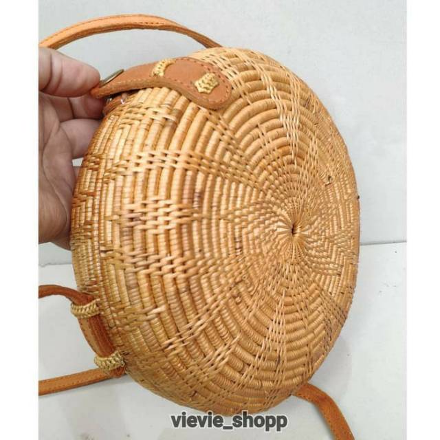 Tas Wanita Tas Selempang Tas Rotan Bola Full Motif