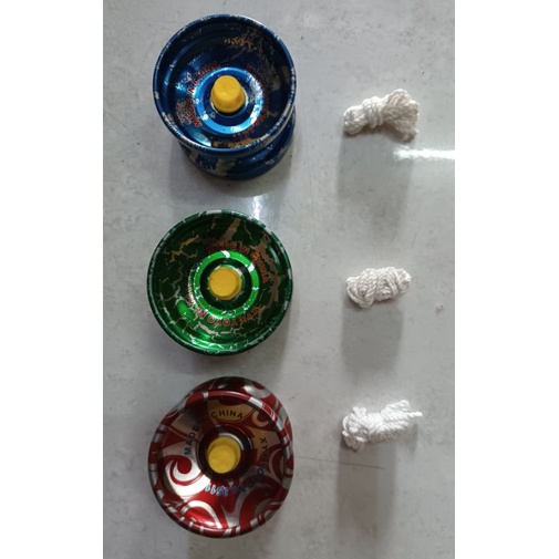 Mainan yoyo full besi model mangkok