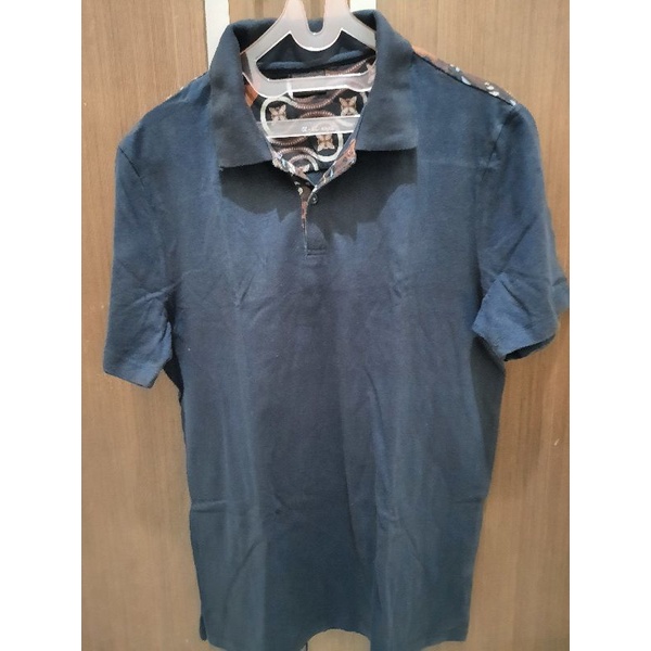 Preloved Kaos Polo motif batik