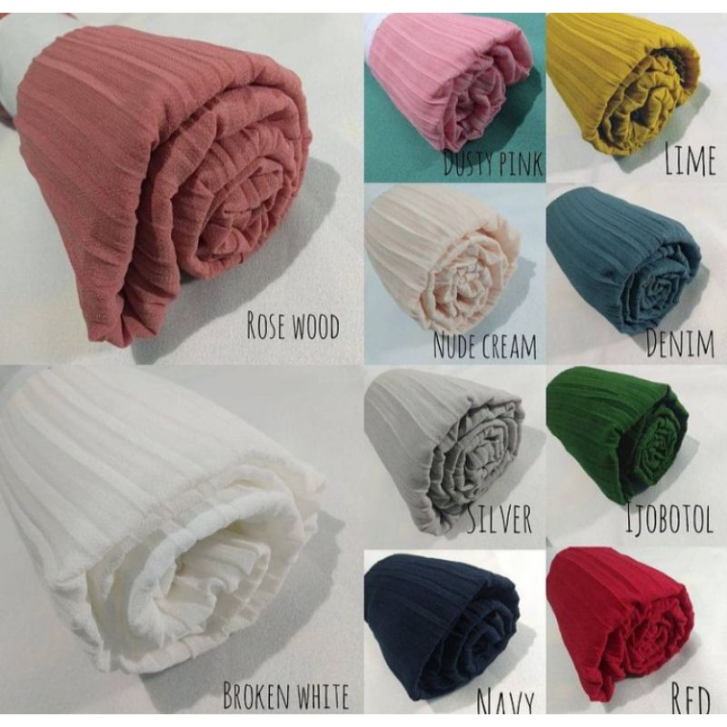 pasmina plisket premium(full plisket)no 2