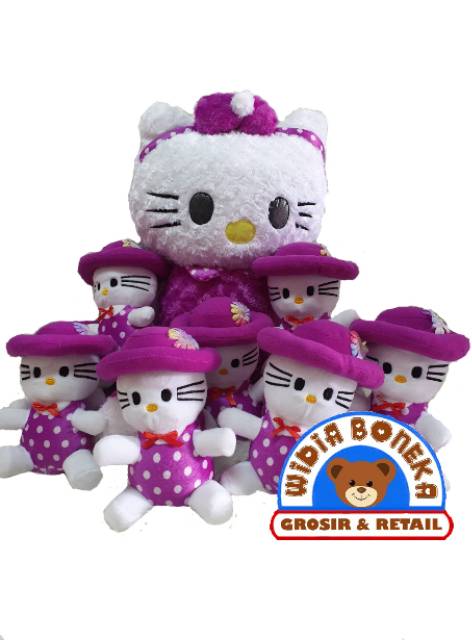 Boneka Beranak Hello Kitty Jumbo dan Hello Kitty Mini