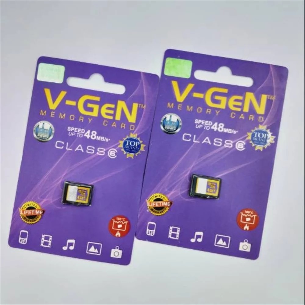 Kartu Memori HP Micro SD Vgen 4 Gb Class 6