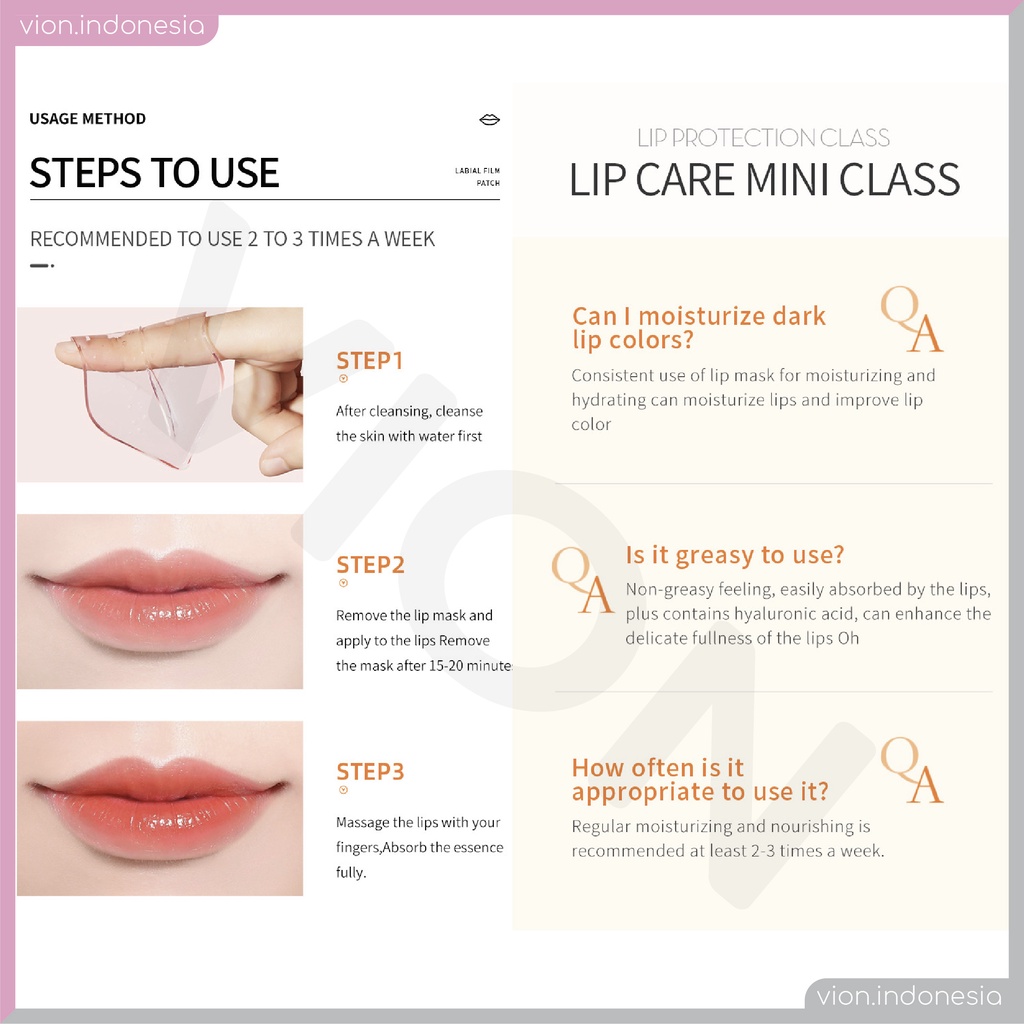 Sadoer Lip Mask Plant Series Masker Bibir Korea Original SR003