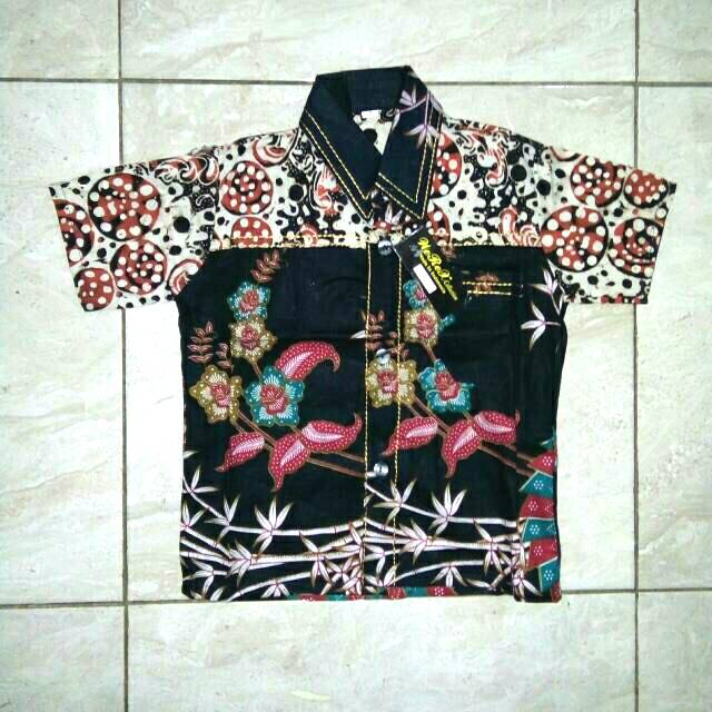 Kemeja Batik Anak Murah - Cowok Cewek - Usia 1 - 2 Tahun - Toko B2M